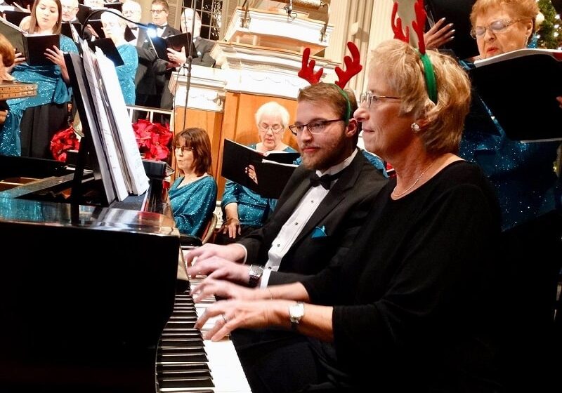 kathy+and+skylar+winter+2016 Holiday Concert